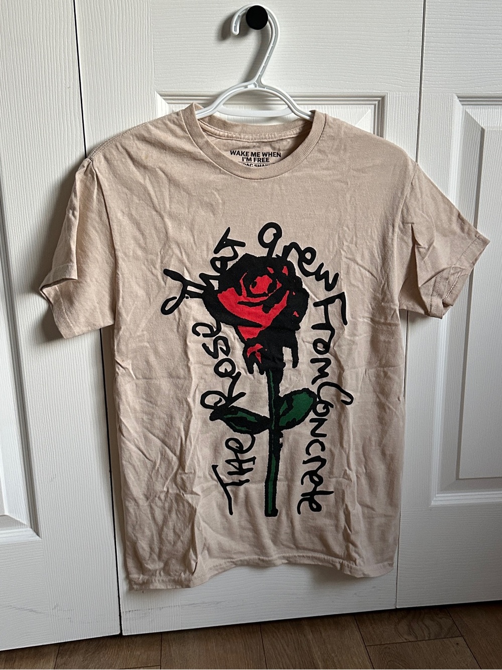 Tupac “the rose that grew from concrete” tshirt